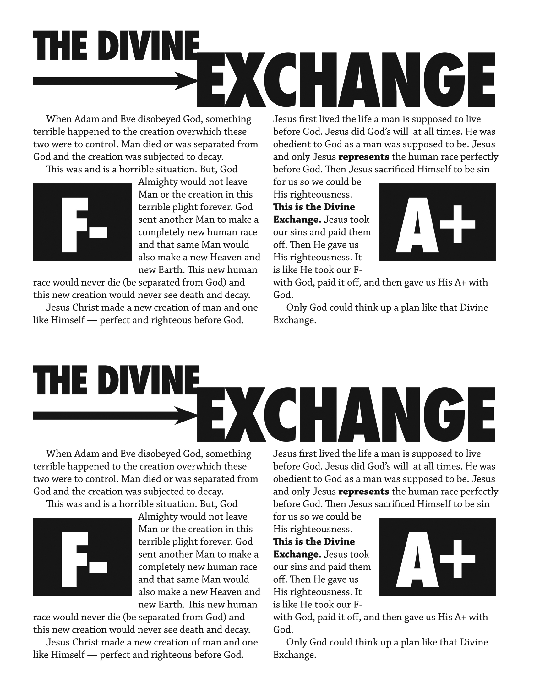 The Divine Exchange