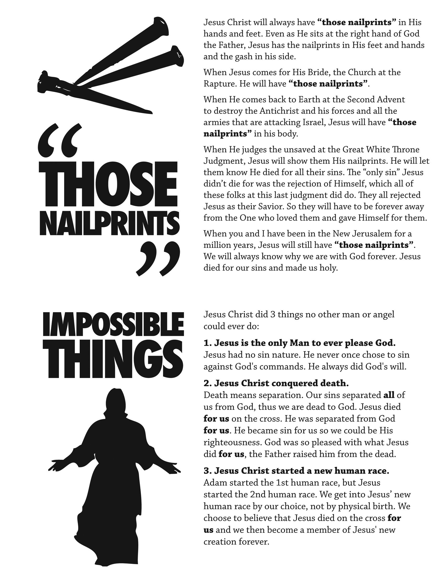 Those Nail Prints/Impossible Things
